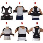 Magnetic therapy back support brace