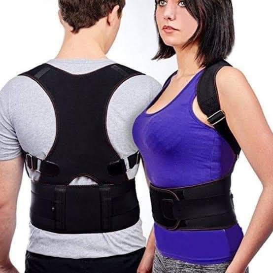 Magnetic therapy back support brace