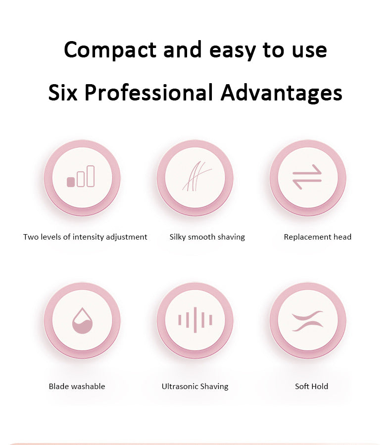 Ultrasonic hair remover