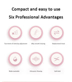 Ultrasonic hair remover