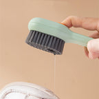 Multi-Purpose Cleaning Brush with Built-In Soap Dispenser