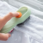 Multi-Purpose Cleaning Brush with Built-In Soap Dispenser