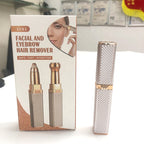 2-in-1 rechargeable electric eyebrow and facial hair remover