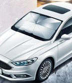 Foldable car windshield sunshade umbrella