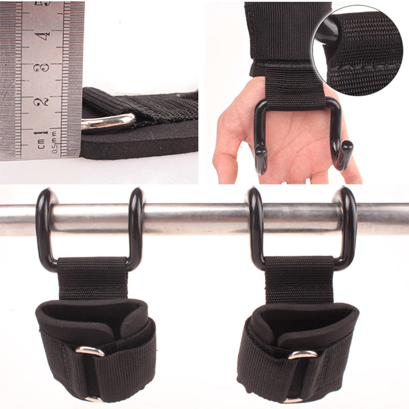 Lifting straps with hooks