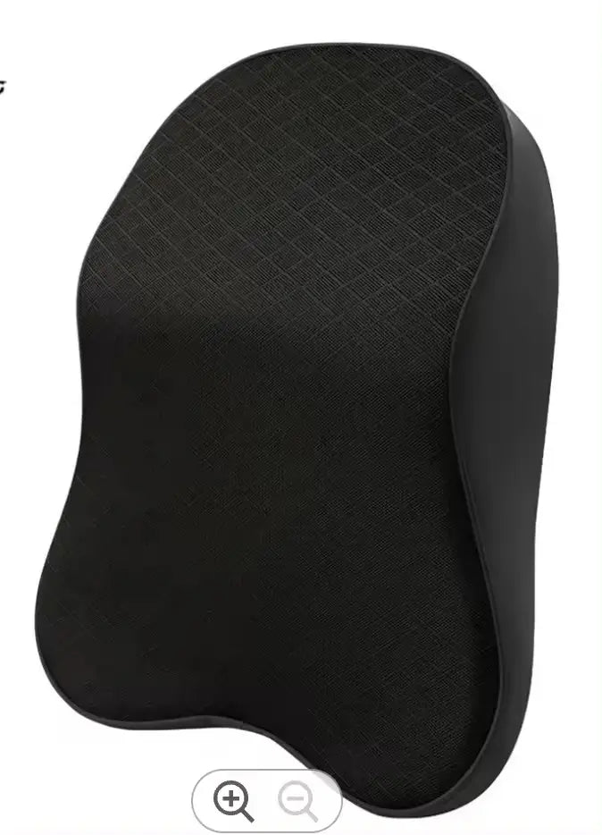 Set of car neck and lumbar support pillows