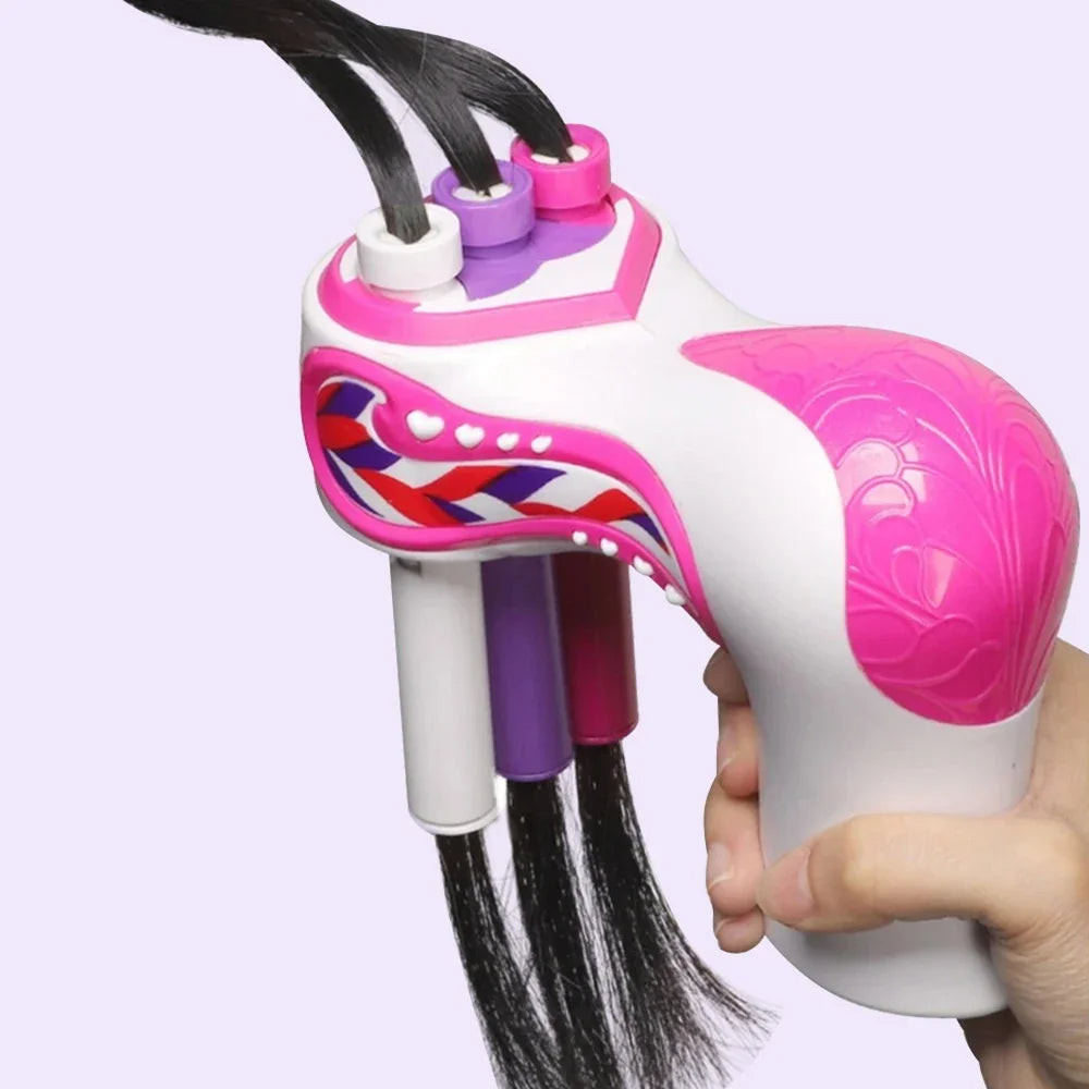 Electric hair braider kit