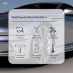 Foldable car windshield sunshade umbrella