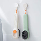 Multi-Purpose Cleaning Brush with Built-In Soap Dispenser