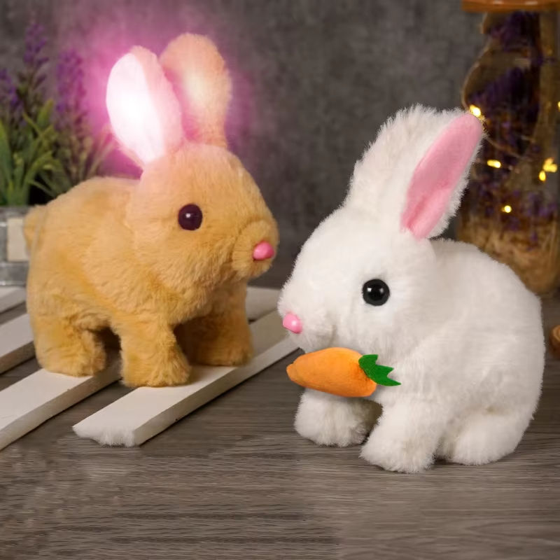 Plush rabbit toys for children