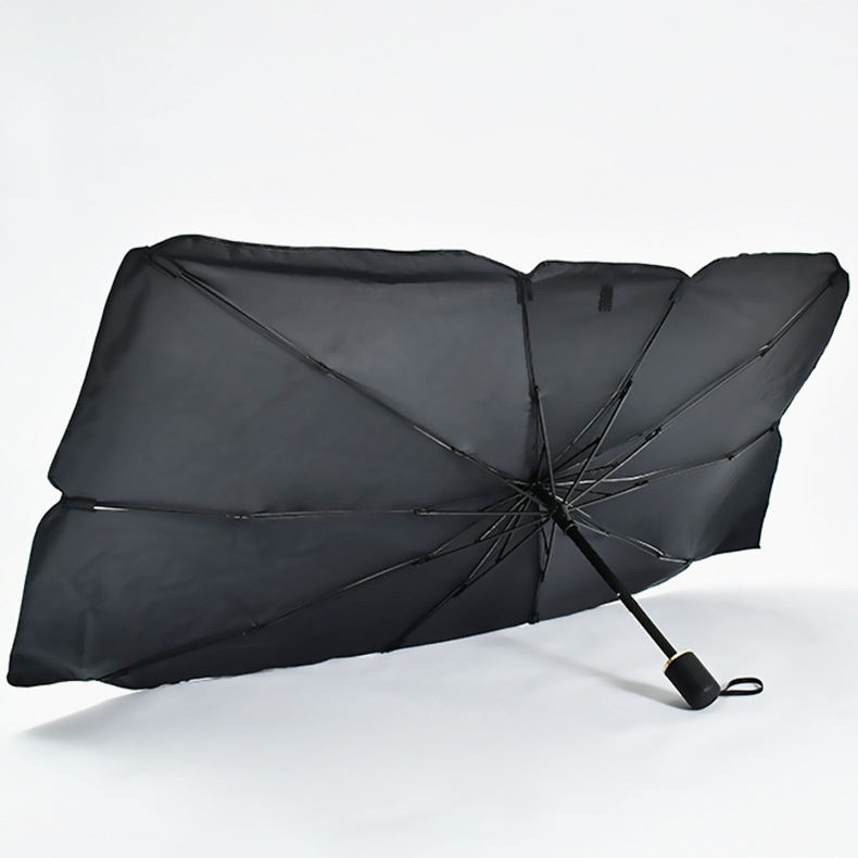 Foldable car windshield sunshade umbrella