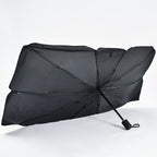 Foldable car windshield sunshade umbrella