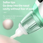 Electric baby nasal aspirator.