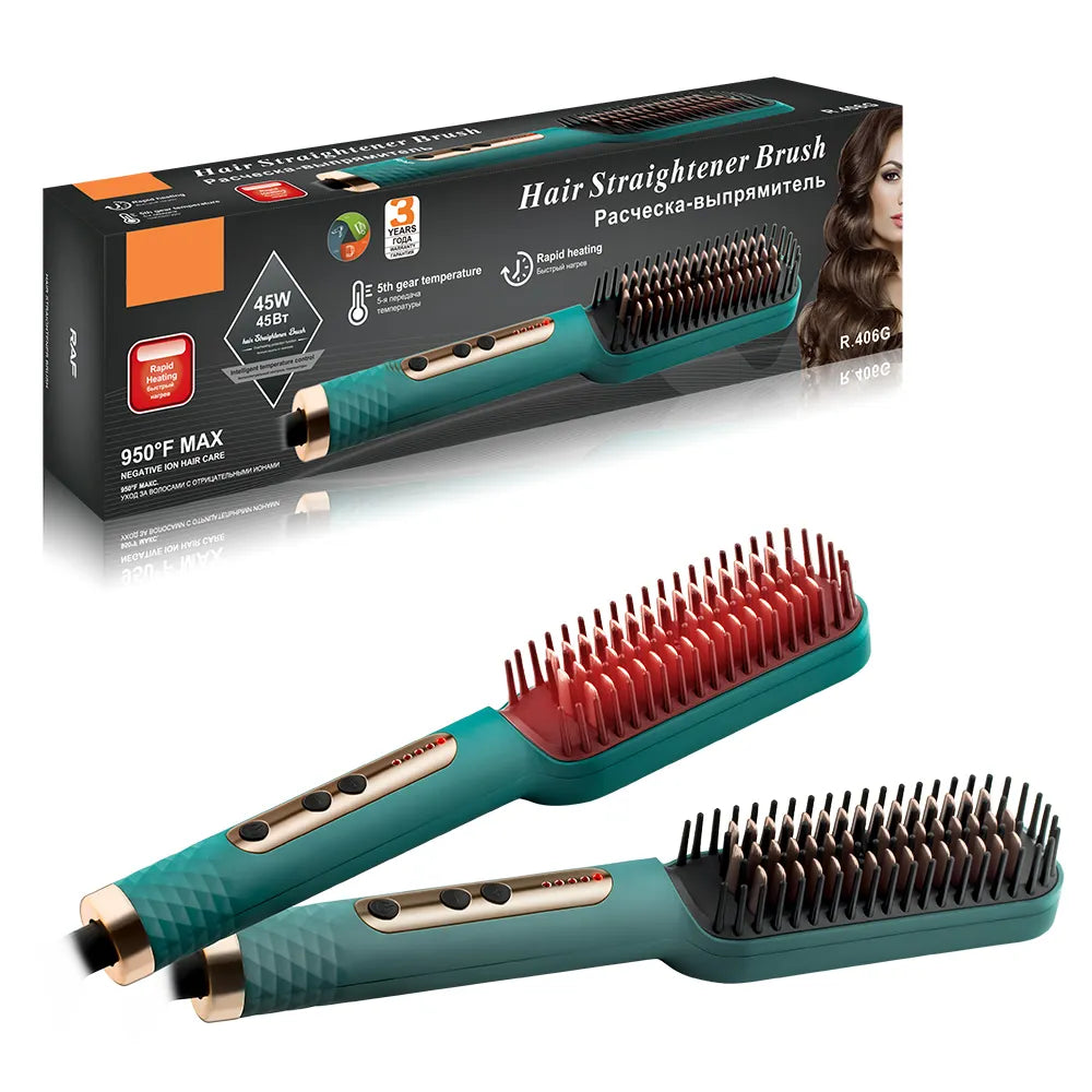 RAF hair straightener brush