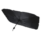 Foldable car windshield sunshade umbrella