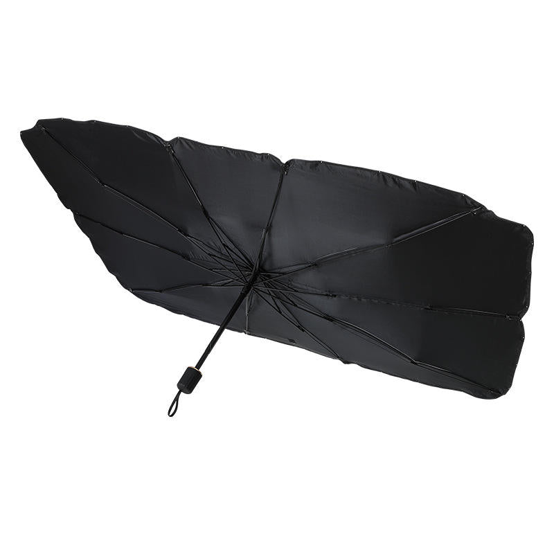Foldable car windshield sunshade umbrella