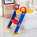 Potty training seat with a step stool ladder.