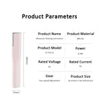 Ultrasonic hair remover