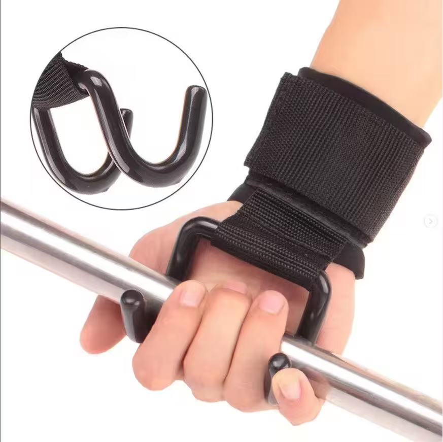 Lifting straps with hooks