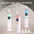 Electric baby nasal aspirator.