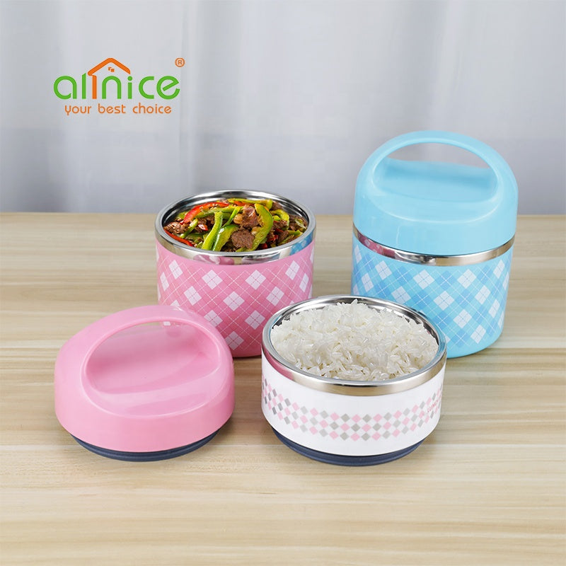 Stainless steel thermal lunch boxes