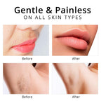 2-in-1 rechargeable electric eyebrow and facial hair remover