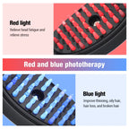 LED light therapy hair brushes