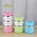 Stainless steel thermal lunch boxes