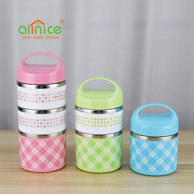 Stainless steel thermal lunch boxes