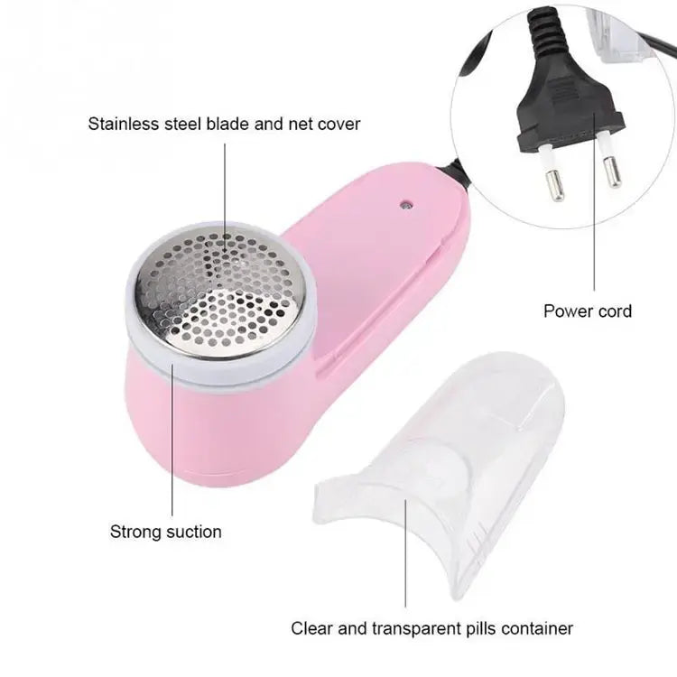 Rechargeable electric lint remover