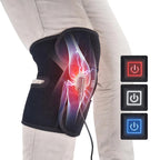 Heated knee brace wrap