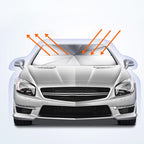 Foldable car windshield sunshade umbrella