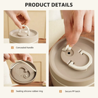 Lunch box set with a thermal bag