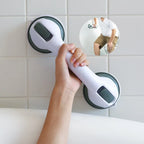 Shower grab bar with strong suction cups
