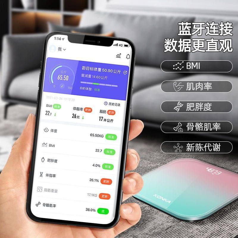 Bluetooth Scales Digital Weight and Body Fat Scale