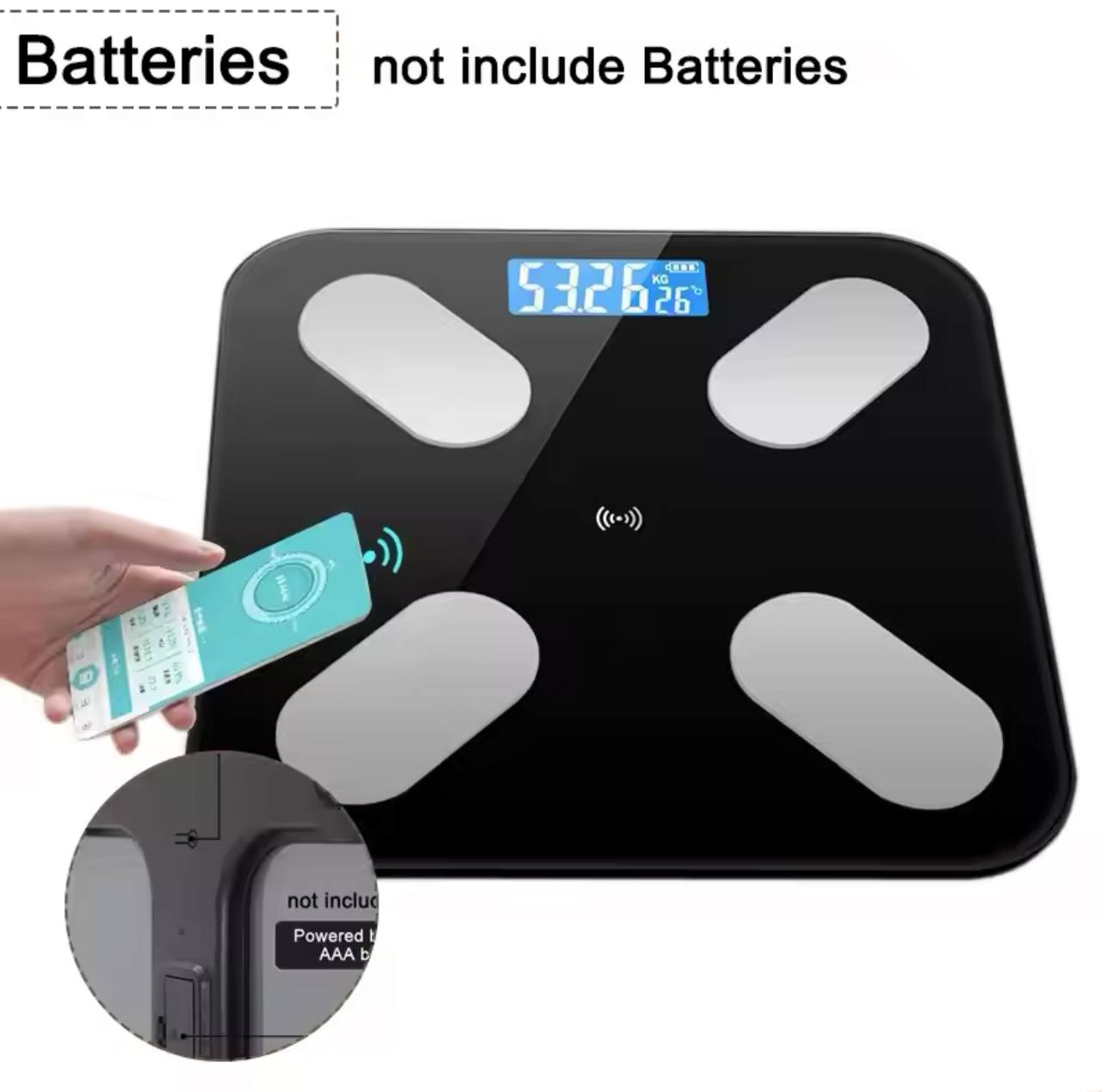 Bluetooth Scales Digital Weight and Body Fat Scale