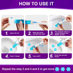 Toilet cleaning gel applicators 12 pcs