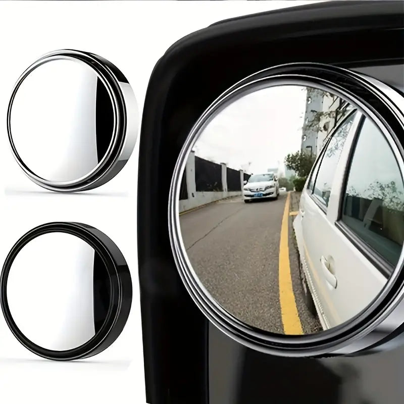 Round convex blind spot mirrors