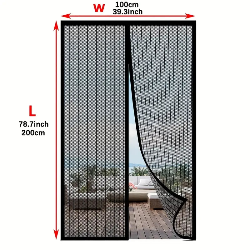 Magnetic screen door 210 * 110 cm