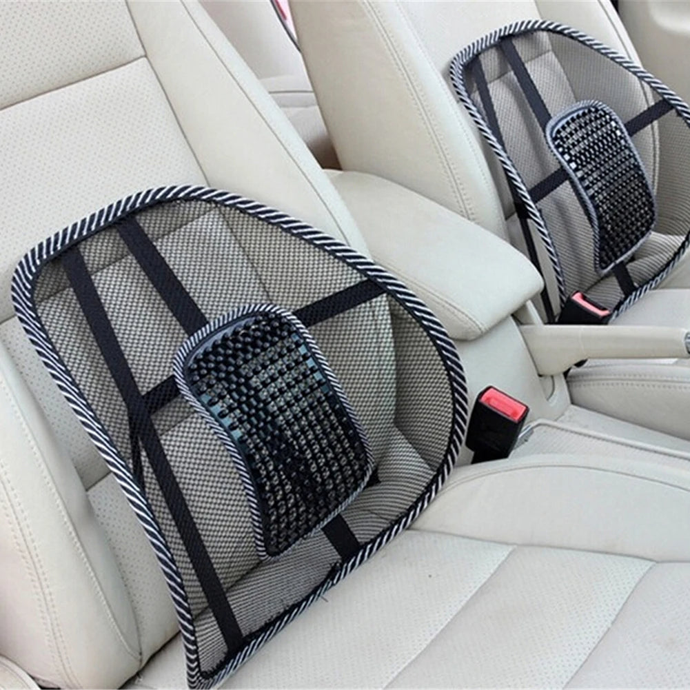 Mesh back support cushion