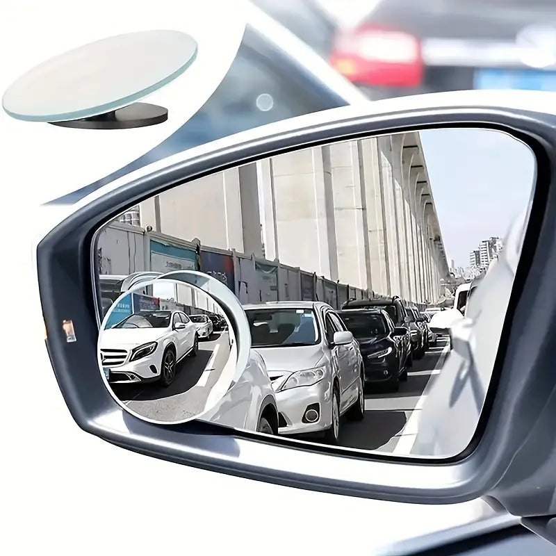 Round convex blind spot mirrors